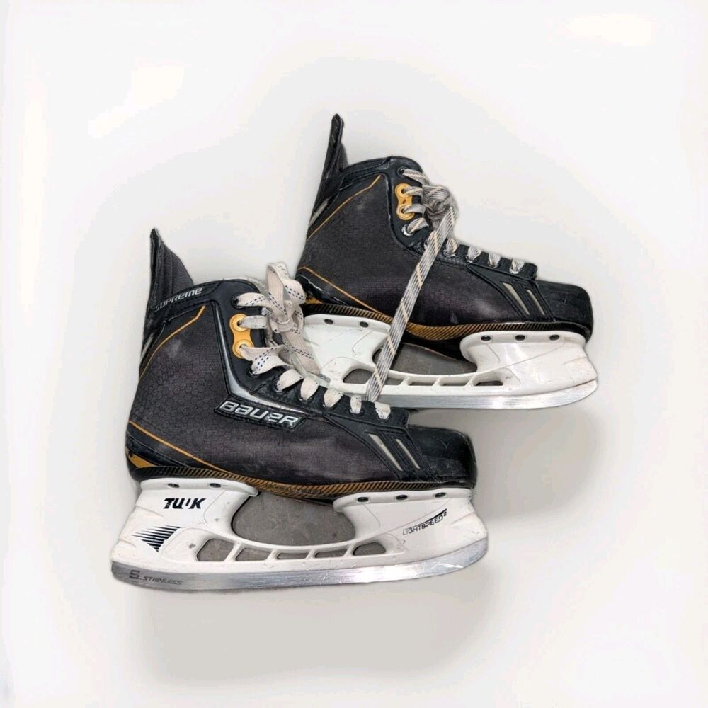 Bauer Supreme‎ One.6 [Junior 4.5D (US 5.5)] Ice Hockey Player Skates Black Tuk